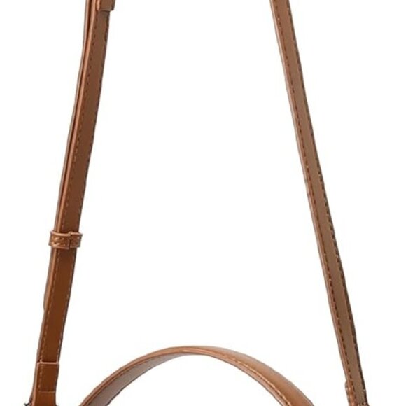 Stylish Vegan Leather Crossbody Purse with Adjustable Strap - 8.66" x 6.3" - Picture 7 of 7